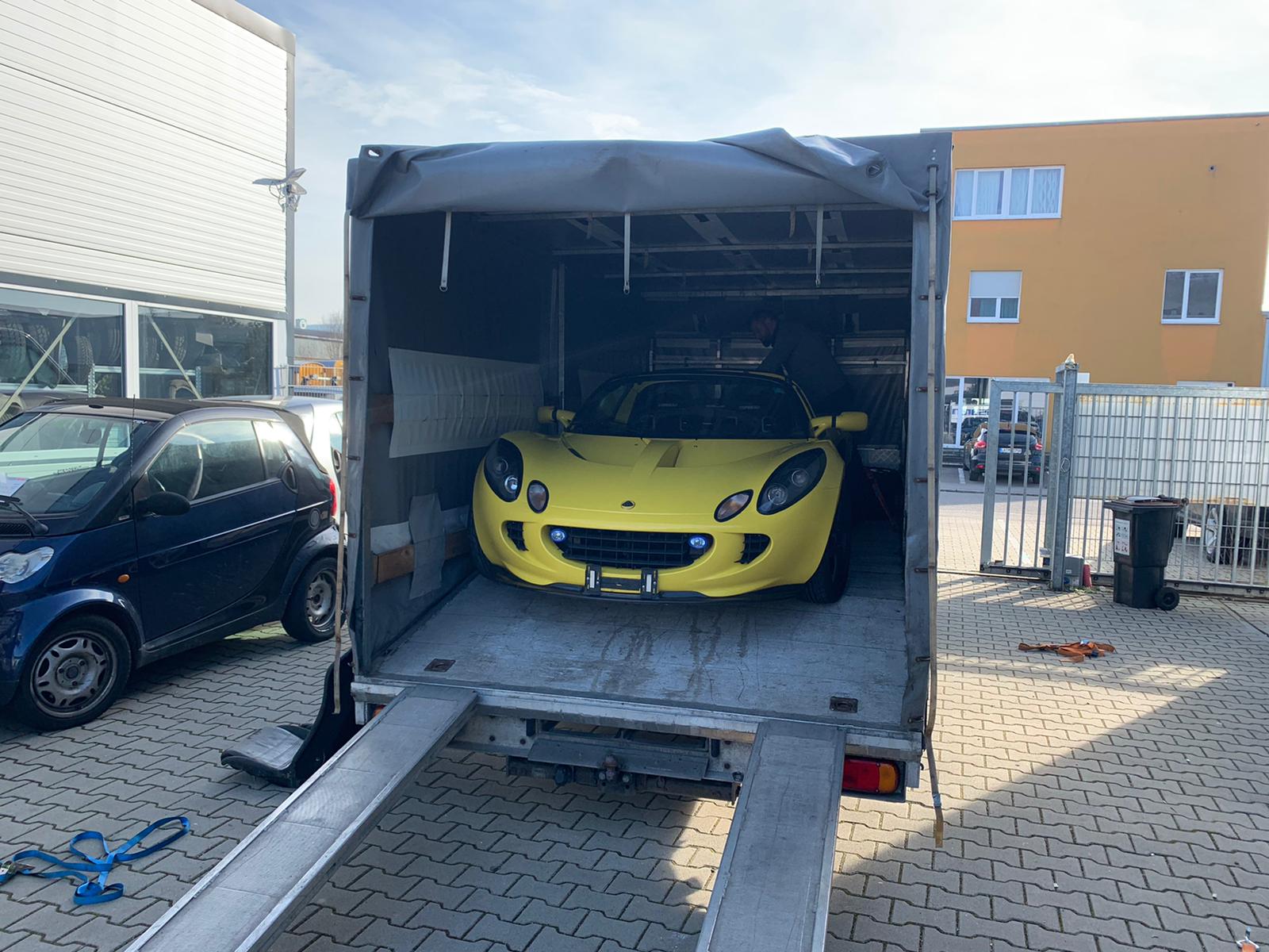Überführung mittels Anhänger